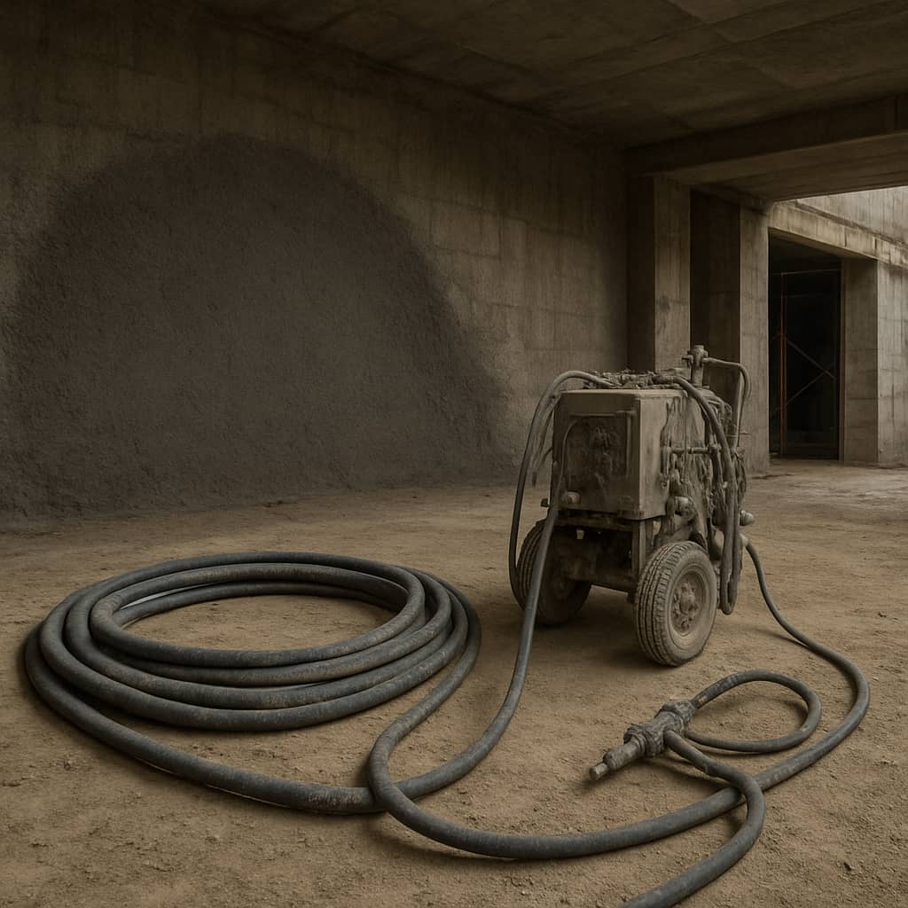 شیلنگ شات کریت سندبلاست ضدسایش